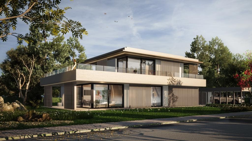 Haus für zwei Generationenb